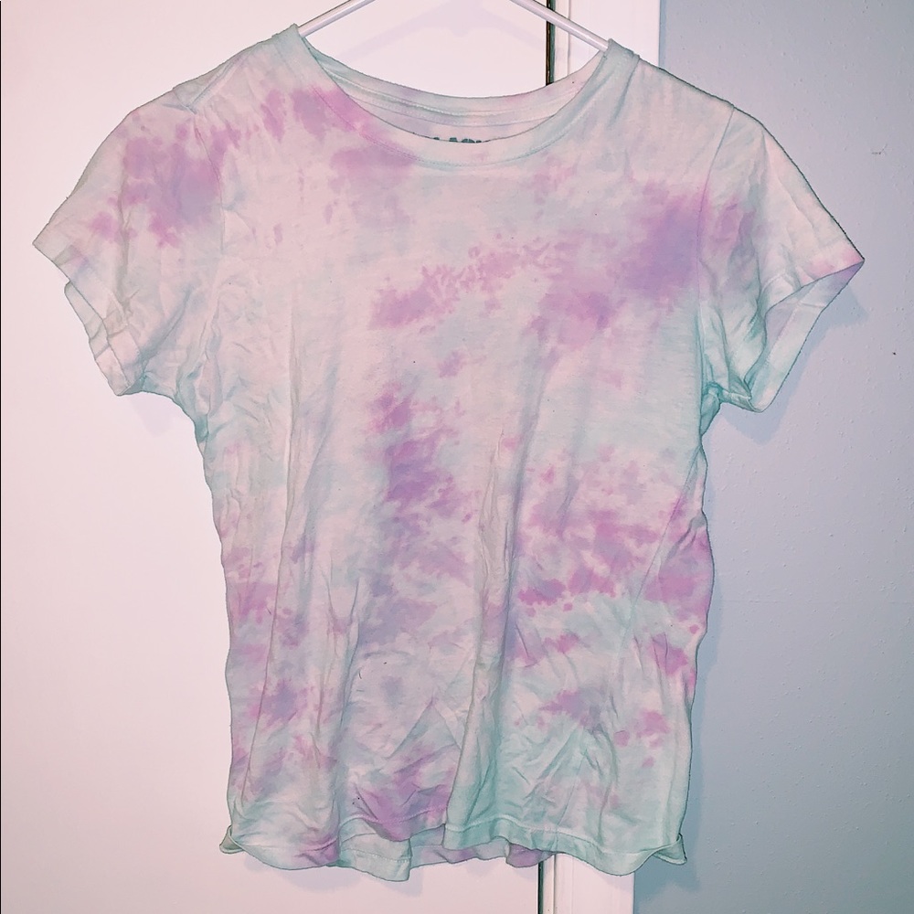 Tie dye purple soft tee shirt